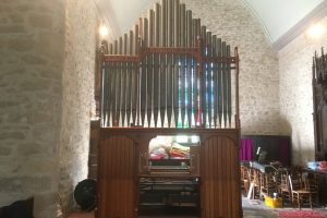 Organ reassembly in Jugon, France