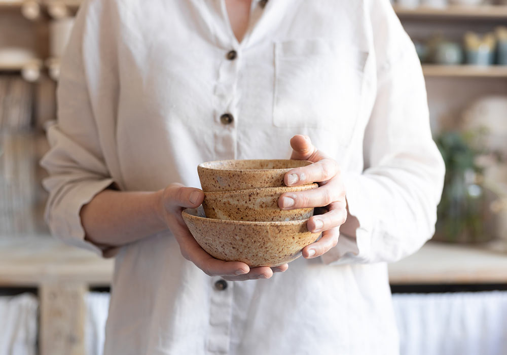 Chisel Pottery bowls